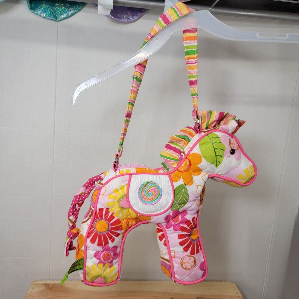 Sassy Pet Saks By Douglas Quilt Horse Purse - NWOT - Picture 2 of 8